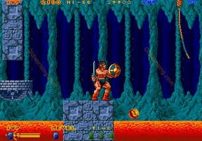 une photo d'Ã©cran de Rastan Saga 2 sur Arcade